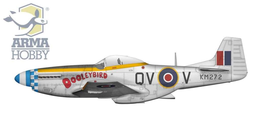 302 - Arma Hobby - 70071 - North American P-51K Mustang / Mustang Mk IVa - paint schemes