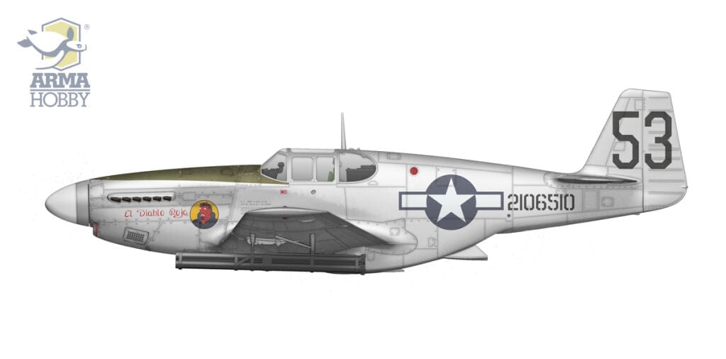Arma Hobby - 70075 - North American P-51B Mustang - paint schemes