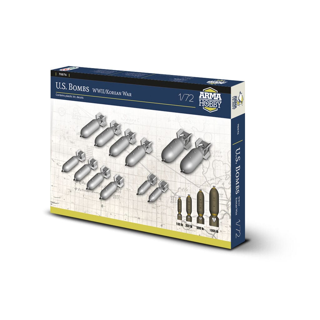 Arma Hobby - 70076 - United States Bombs (WWII / Korean War) - box front right angle