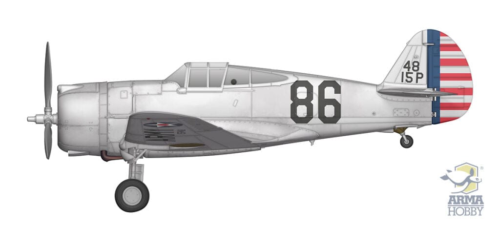 300 - Arma Hobby - 70081 - Curtiss P-36A Hawk - paint schemes