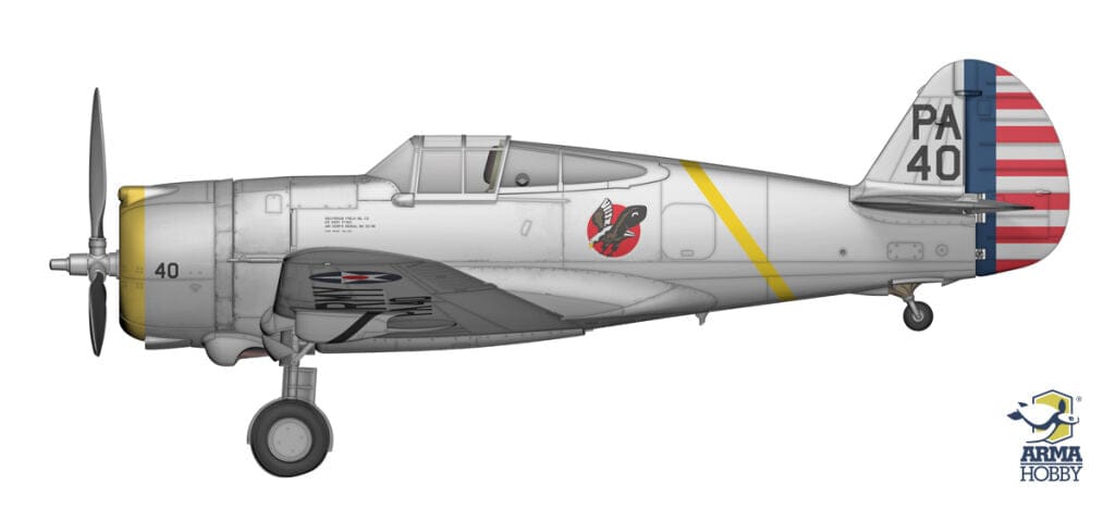 301 - Arma Hobby - 70082 - Curtiss P-36C Hawk - paint schemes