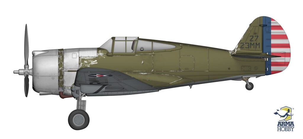 302 - Arma Hobby - 70082 - Curtiss P-36C Hawk - paint schemes