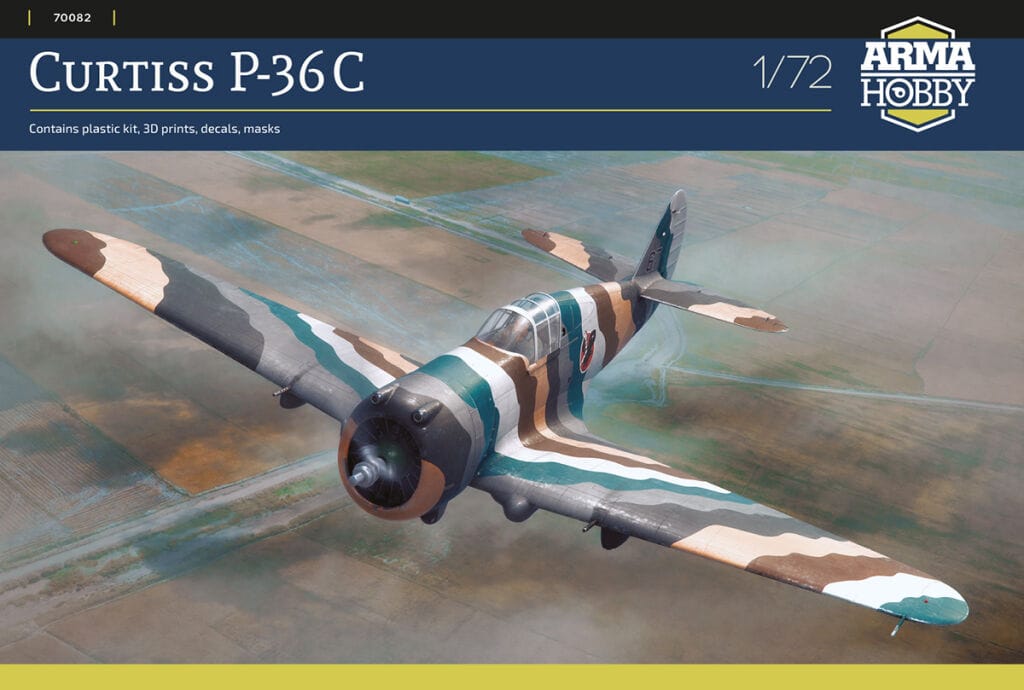 010 - Arma Hobby - 70082 - Curtiss P-36C Hawk - primary image