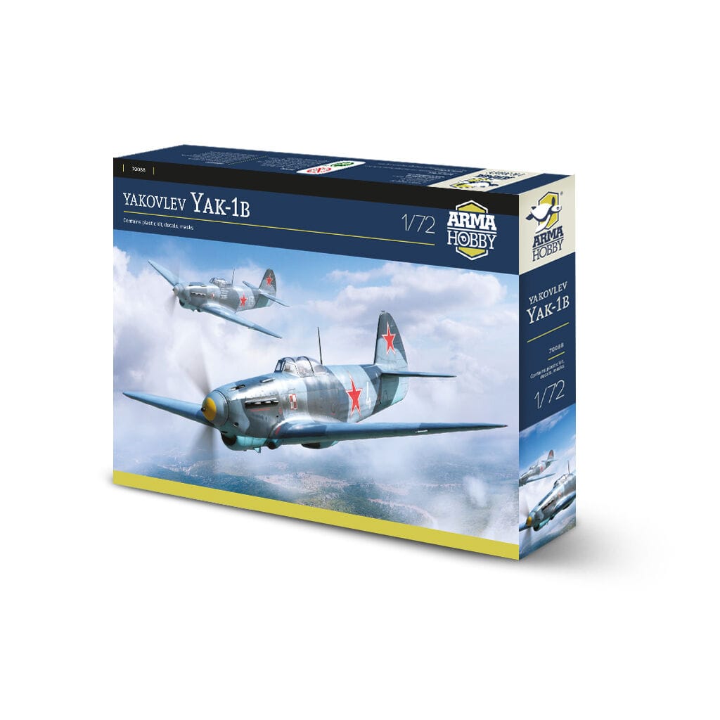 Arma Hobby - 70088 - Yakovlev Yak-1b - box front right angle