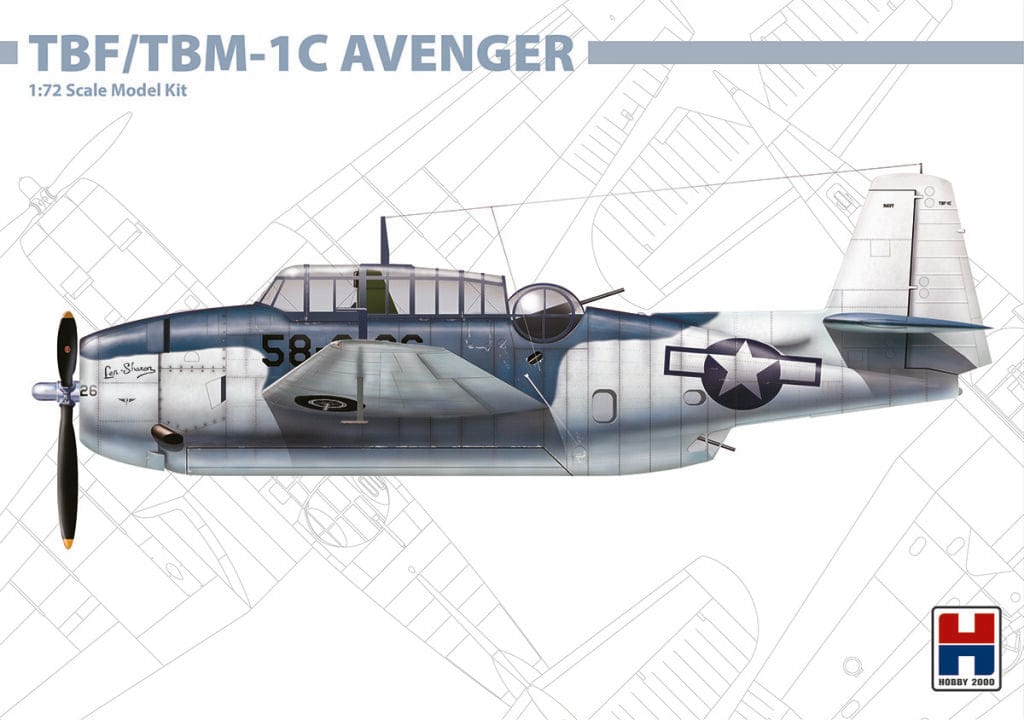 010 - Hobby 2000 - 72009 - Grumman TBF-1C / TBM-1C Avenger - primary image