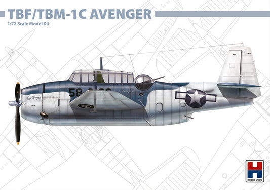 010 - Hobby 2000 - 72009 - Grumman TBF-1C / TBM-1C Avenger - primary image