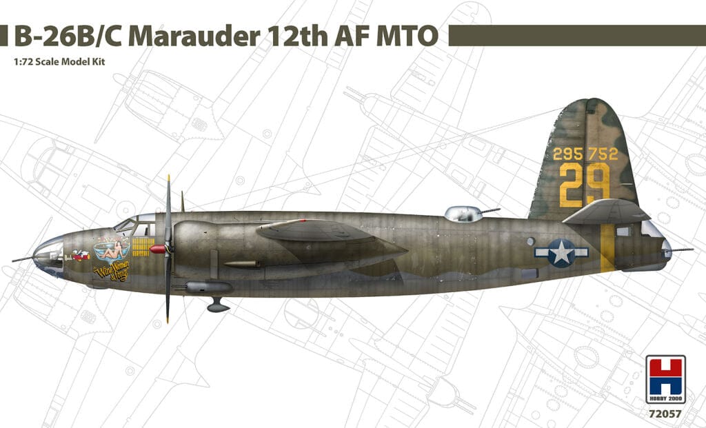 010 - Hobby 2000 - 72057 - Martin B-26B/C Marauder - primary image