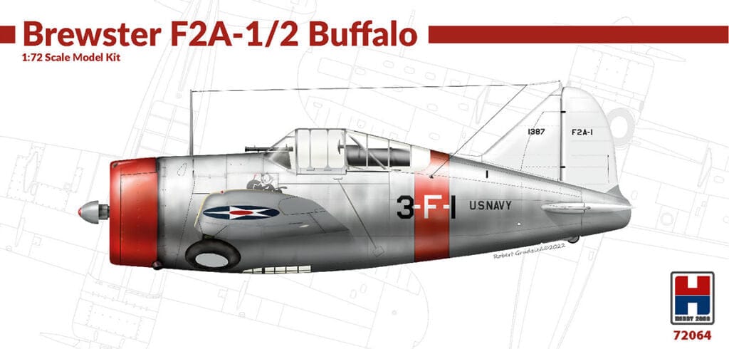 010 - Hobby 2000 - 72064 - Brewster F2A-1/2 Buffalo - primary image
