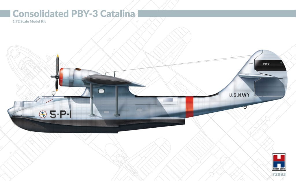 010 - Hobby 2000 - 72083 - Consolidated PBY-3 Catalina - primary image