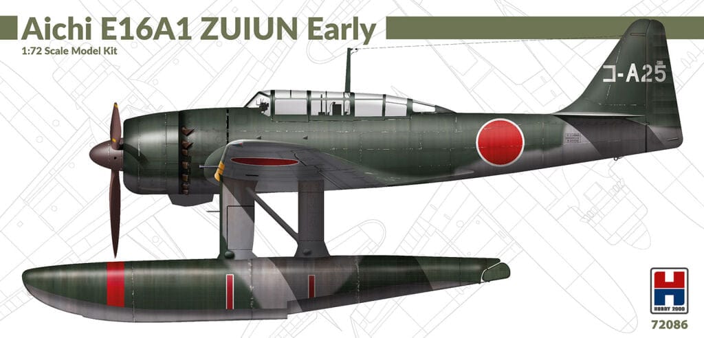 010 - Hobby 2000 - 72086 - Aichi E16A1 Zuiun (early) ‘Paul’ - primary image