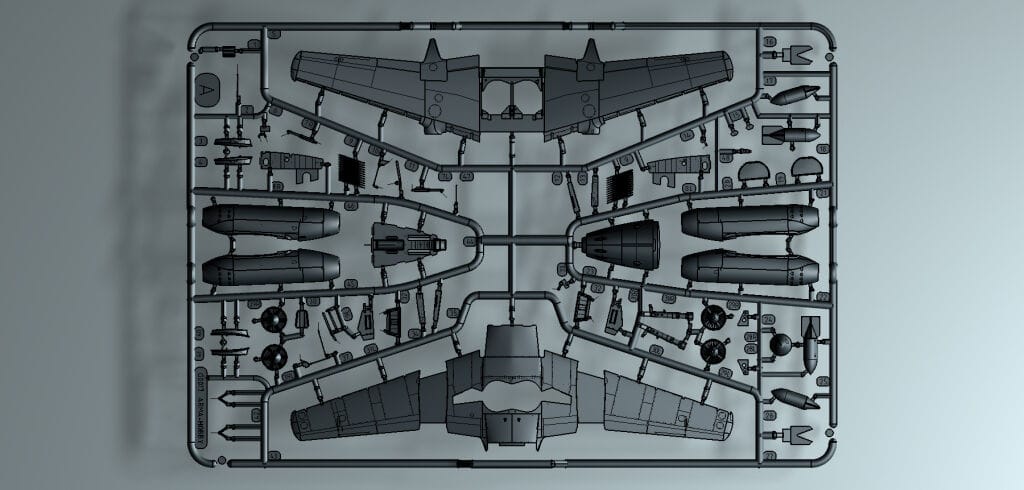 501 - Arma Hobby - 70083 - Messerschmitt Me-262 A-1a Schwalbe - digital model