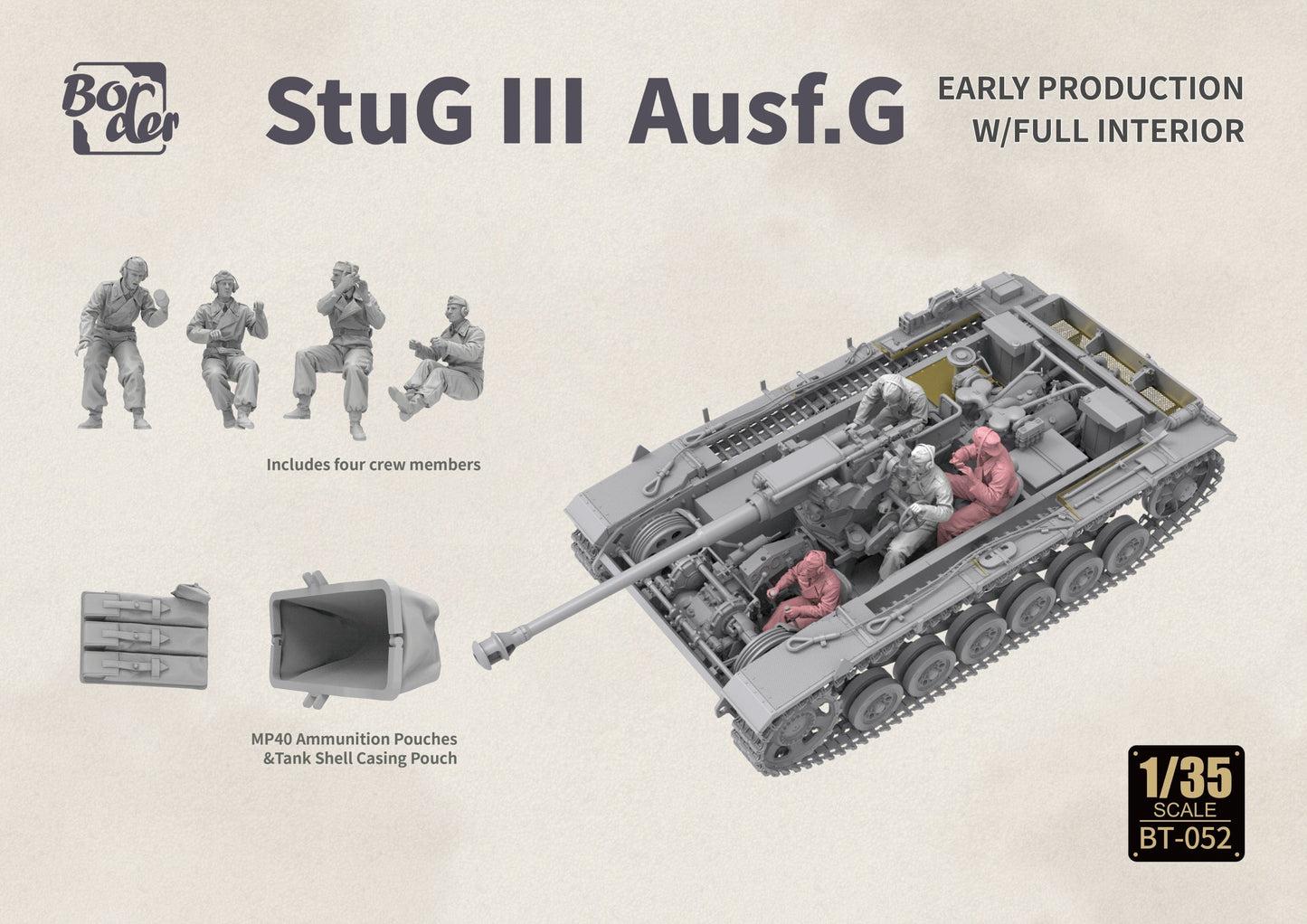 011 - Border Model - BT-052 - StuG III Ausf. G (early) [Interior Kit] - secondary image