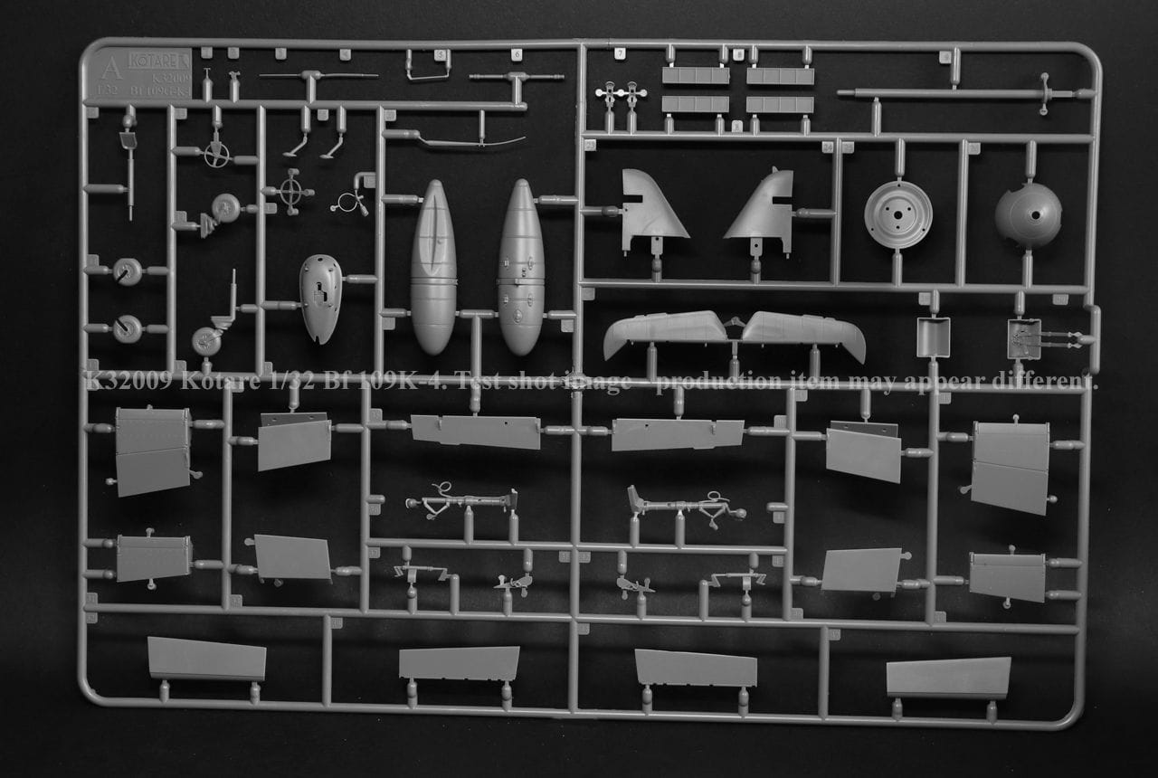 Kotare - 32009 - Messerschmitt Bf 109 K-4 - sprue
