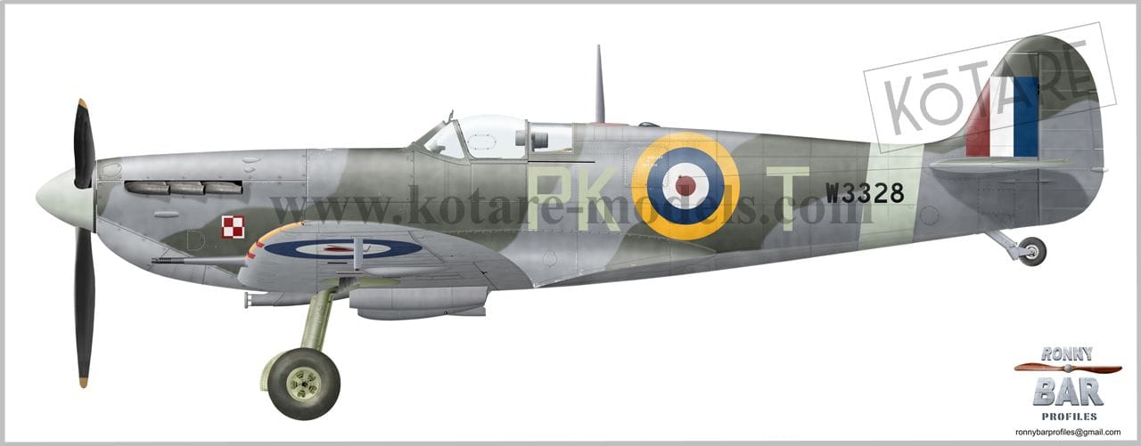 Kotare - 32006 - Supermarine Spitfire Mk Vb (early) - paint schemes