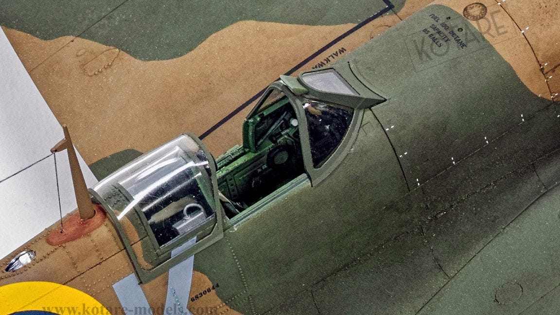 Kotare - 32001 - Supermarine Spitfire Mk Ia (mid) - painted model