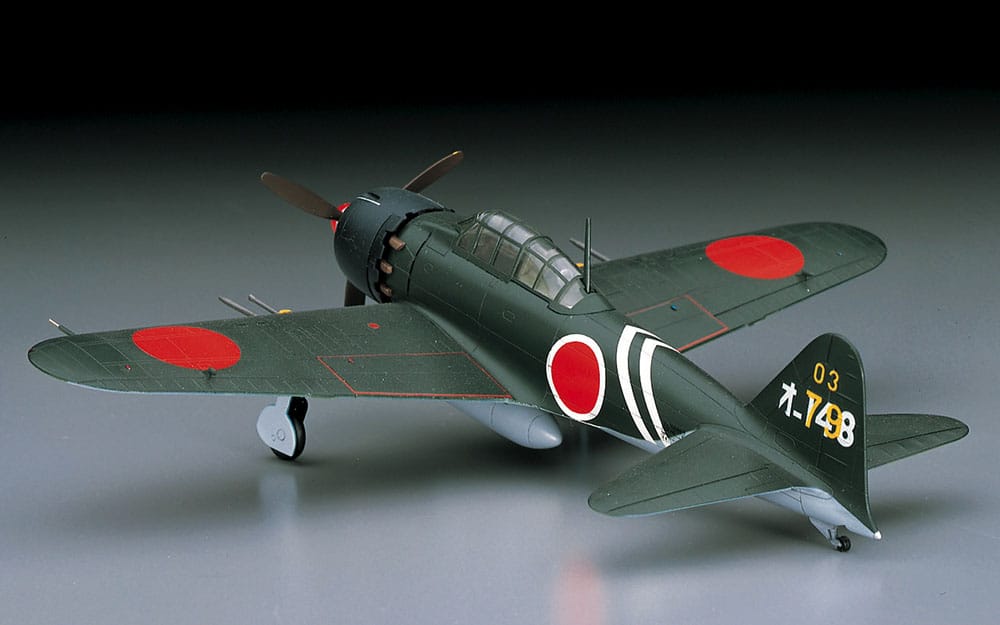 Hasegawa - D23 - Mitsubishi A6M5c Zero Model 52 ‘Zeke’ - painted model