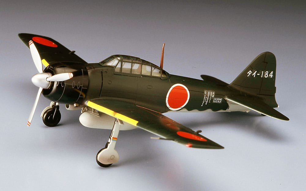 Hasegawa - D26 - Mitsubishi A6M3 Zero Model 22/32 ‘Zeke’ - painted model