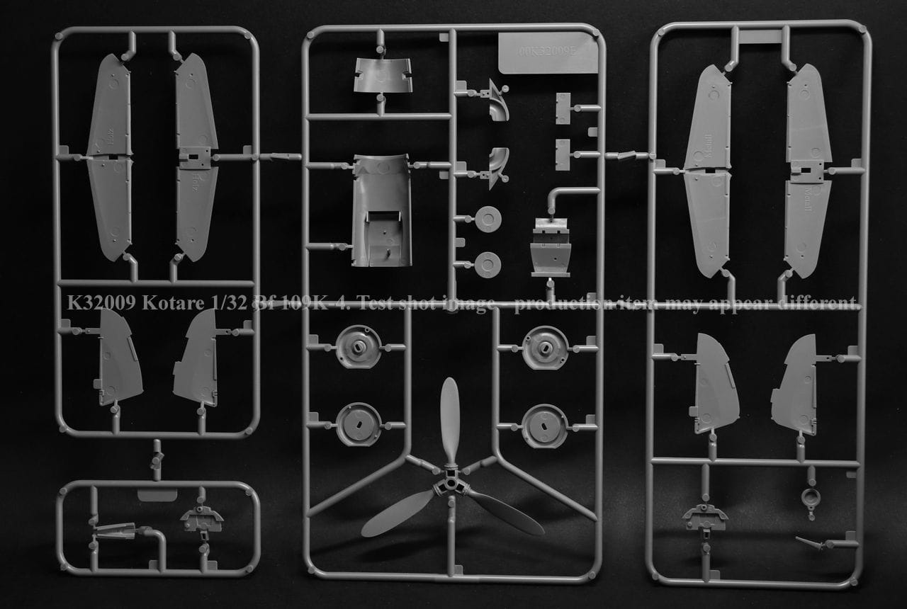 Kotare - 32009 - Messerschmitt Bf 109 K-4 - sprue