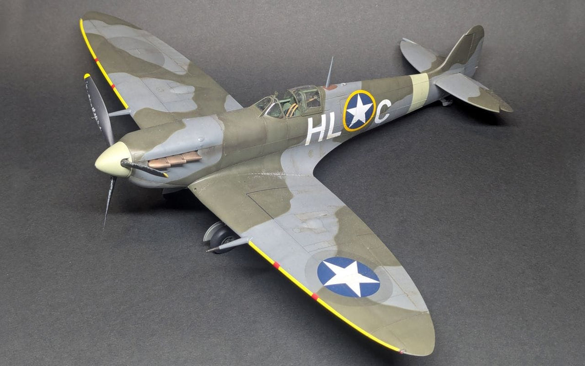 710 - Kotare - 32006 - Supermarine Spitfire Mk Vb (early) - painted model