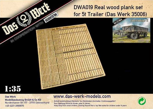 010 - Einheitsanhänger 5t Baumuster E 5 Real Wood Plank Set - primary image