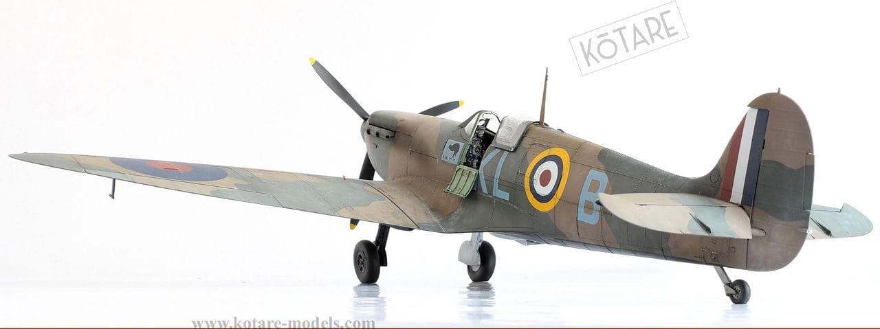Kotare - 32001 - Supermarine Spitfire Mk Ia (mid) - painted model