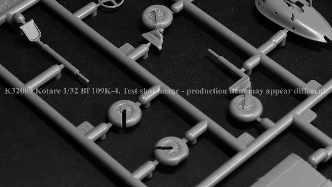 203 - Kotare - 32009 - Messerschmitt Bf 109 K-4 - sprue