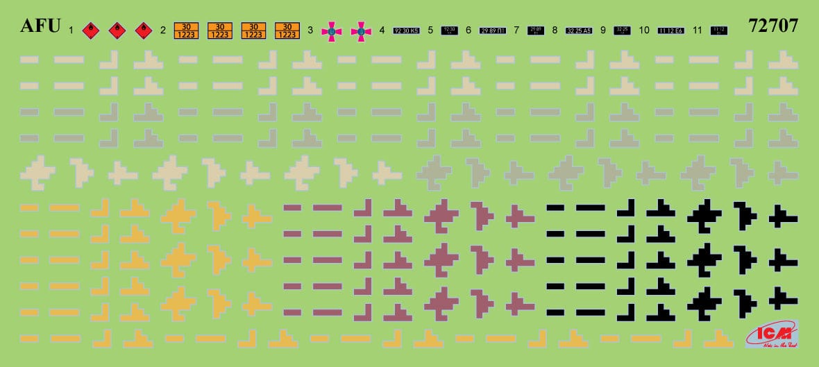 ICM - 72819 - KUNG Trailer - decals