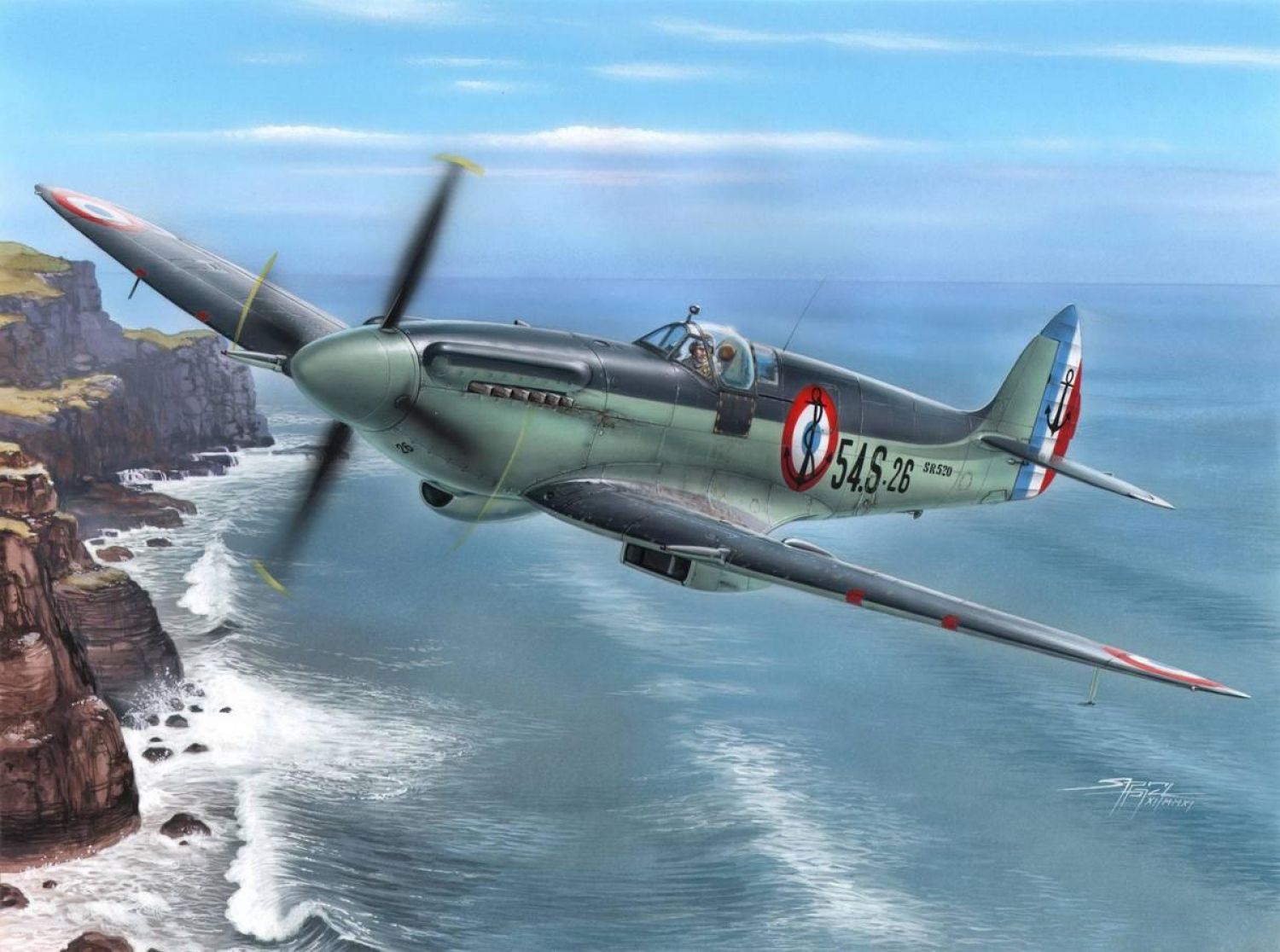 Seafire Mk 15 Aéronavale Service