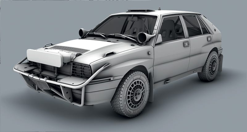Italeri - 4712 - Lancia Delta HF Integrale (1991 Safari Rally) - digital model