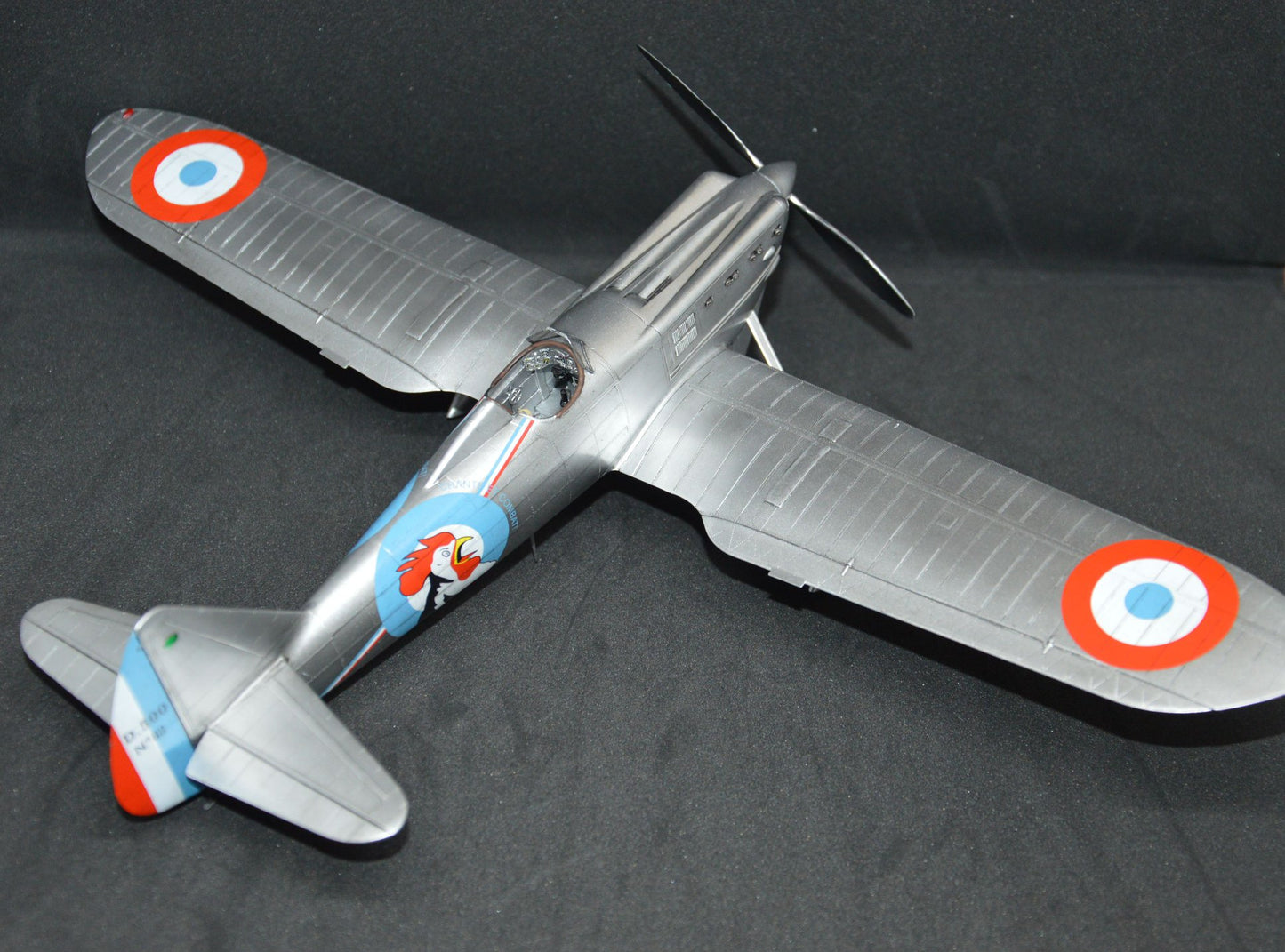 701 - Dora Wings - 32001 - Dewoitine D.500 - painted model