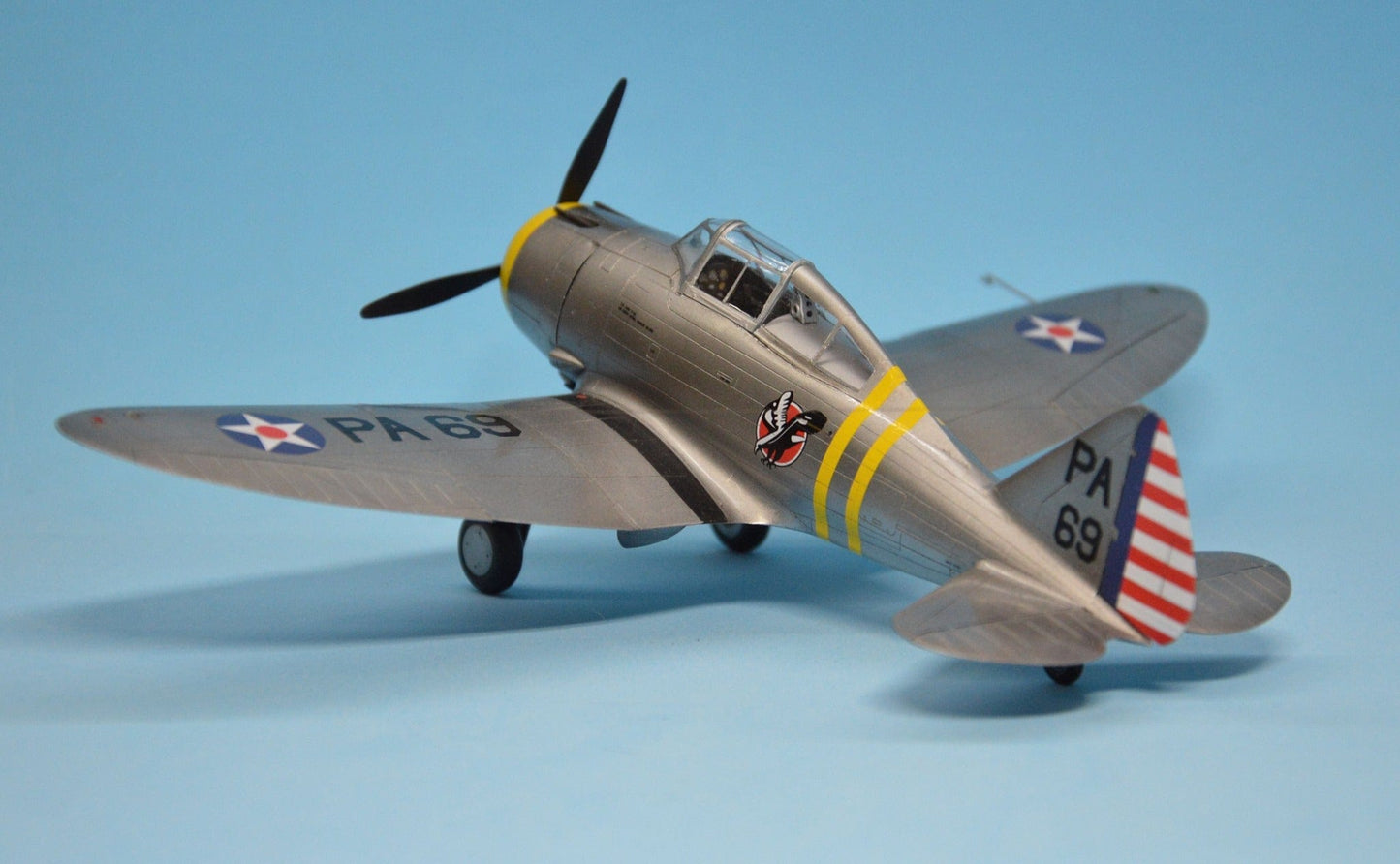 703 - Dora Wings - 48012 - Seversky P-35 - painted model