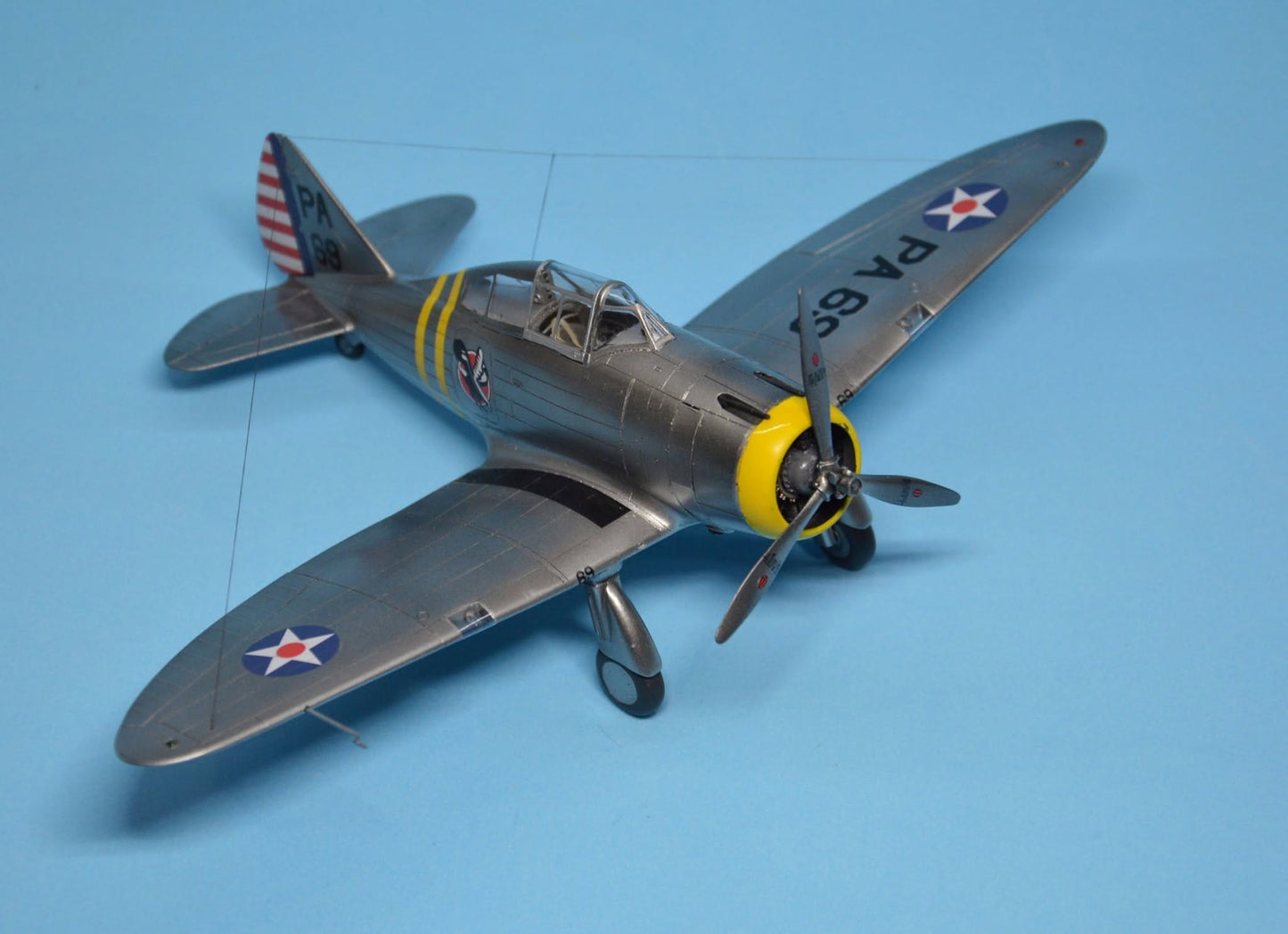 712 - Dora Wings - 48012 - Seversky P-35 - painted model