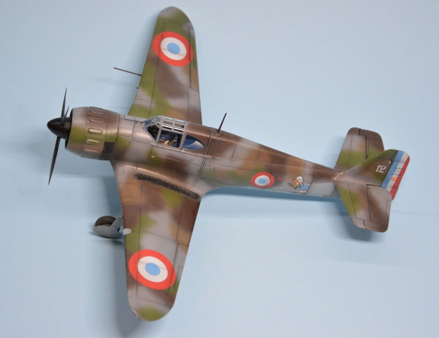 703 - Dora Wings - 48017 - Bloch MB.151.C1 - painted model