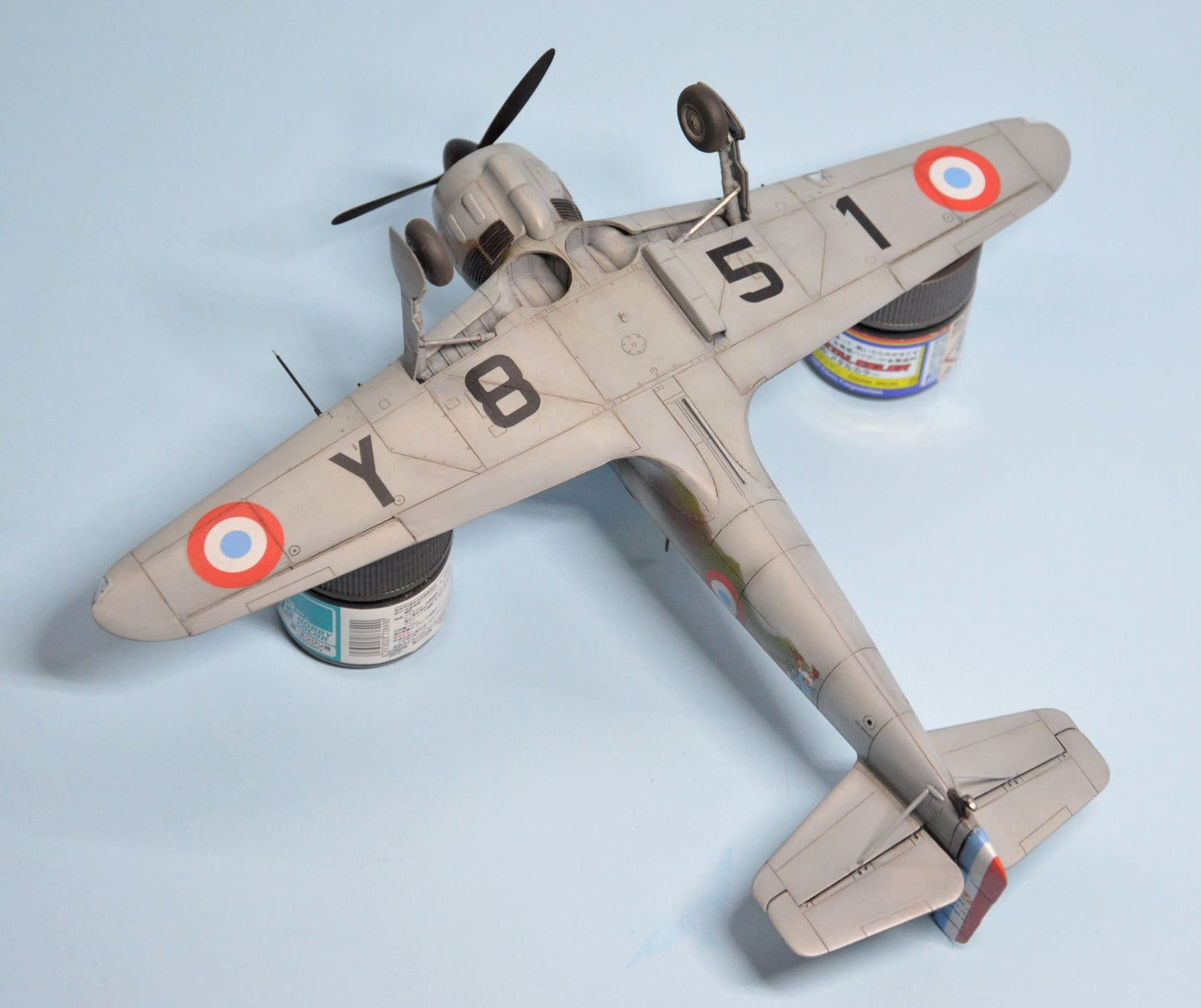 706 - Dora Wings - 48017 - Bloch MB.151.C1 - painted model