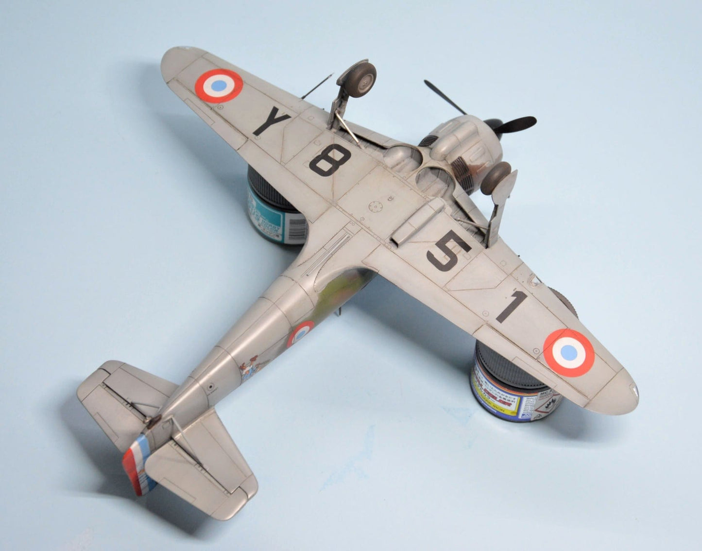 708 - Dora Wings - 48017 - Bloch MB.151.C1 - painted model