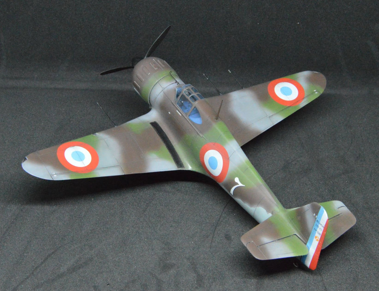 708 - Dora Wings - 48019 - Bloch MB.152 (late) - painted model
