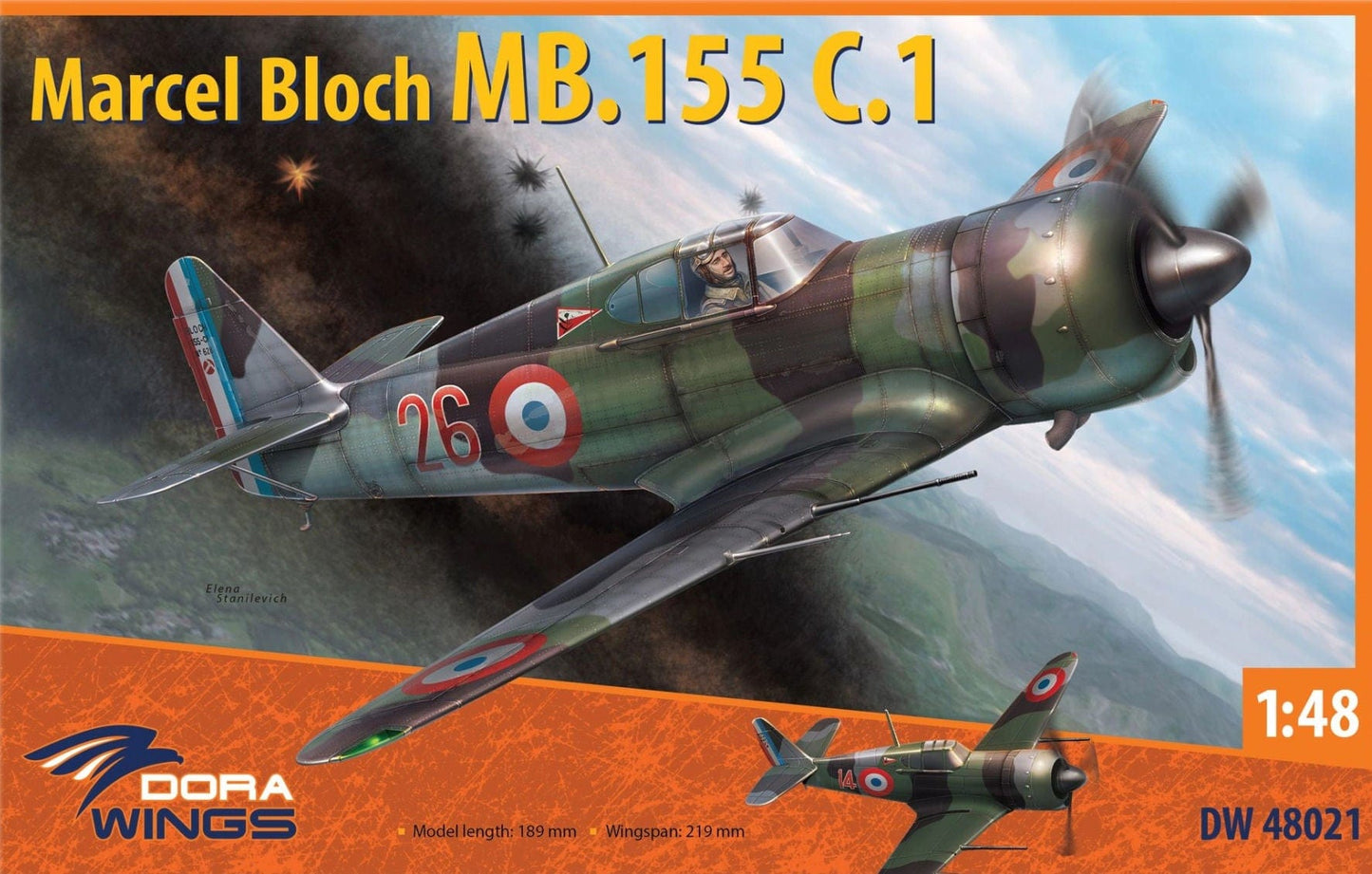 010 - Dora Wings - 48021 - Bloch MB.155.С1 - primary image
