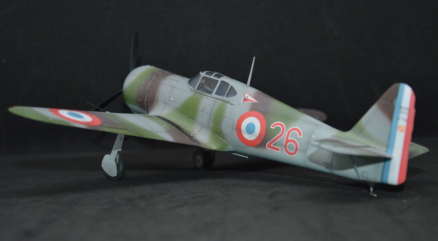 708 - Dora Wings - 48021 - Bloch MB.155.С1 - painted model