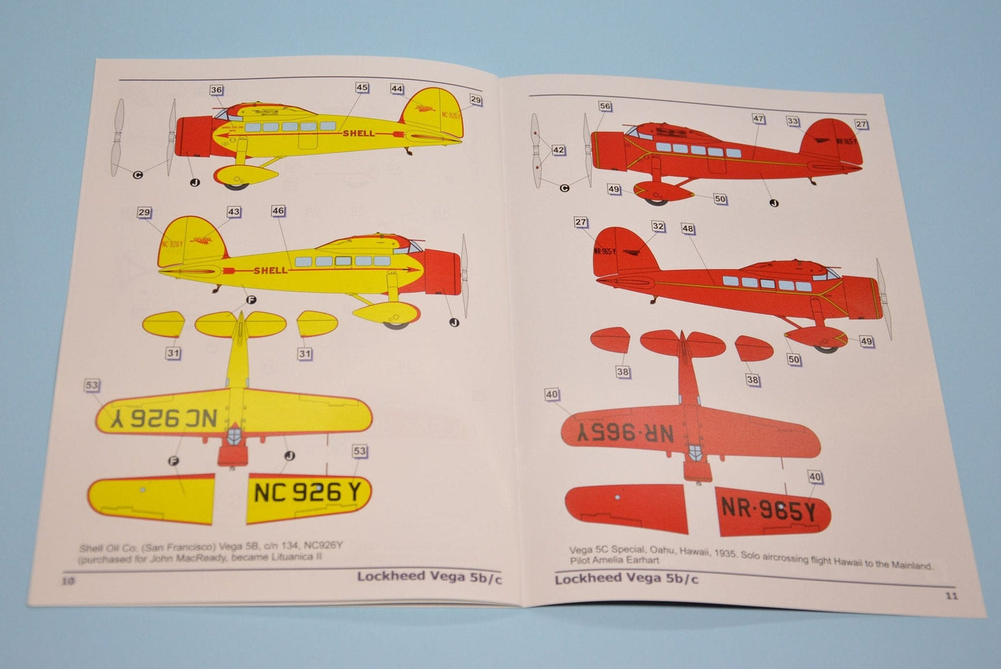 300 - Dora Wings - 48015 - Percival Vega Gull - paint schemes