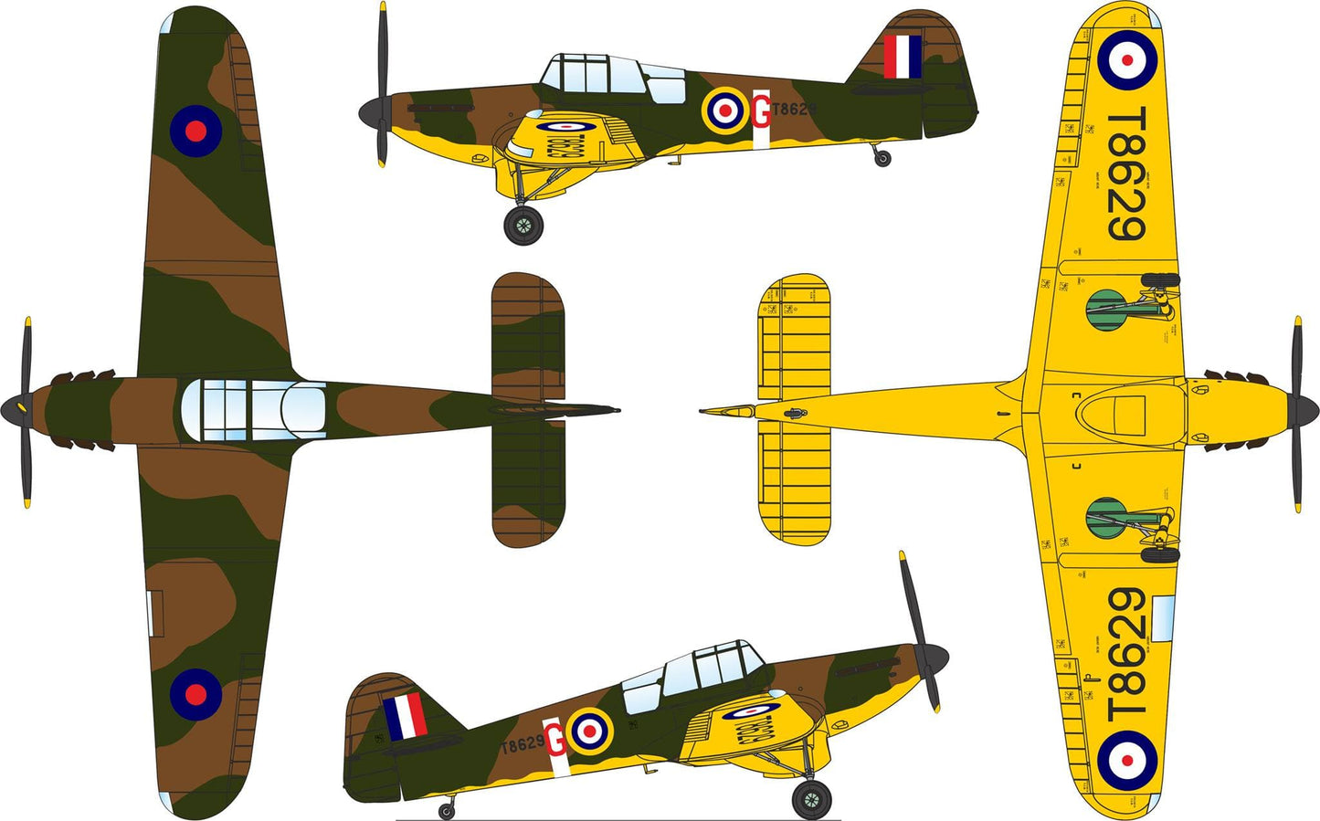 300 - Dora Wings - 48017 - Bloch MB.151.C1 - paint schemes