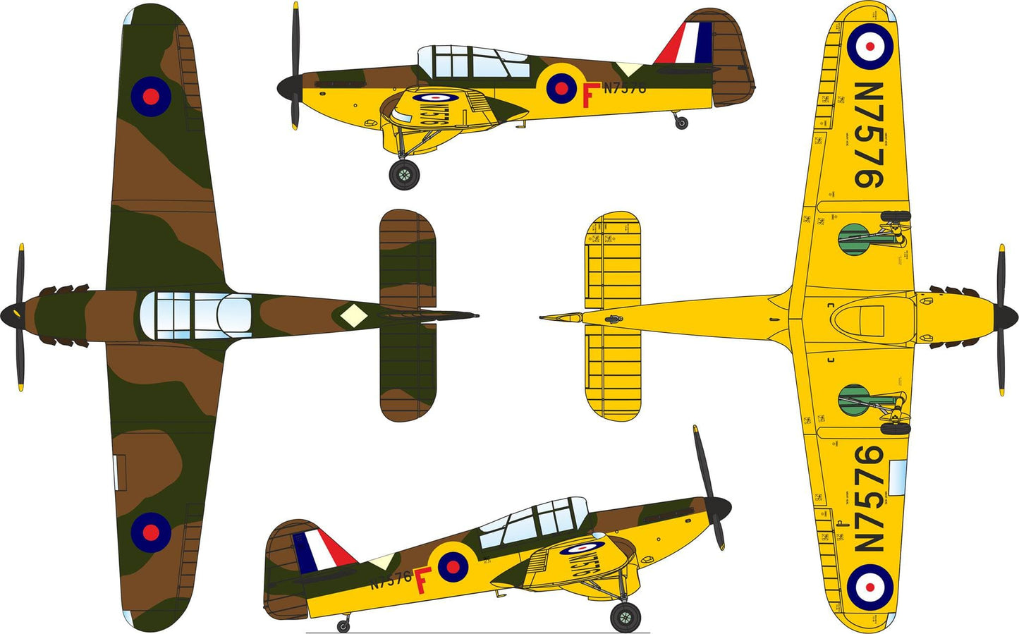 302 - Dora Wings - 48027 - Morane-Saulnier MS.230/C.23 - paint schemes
