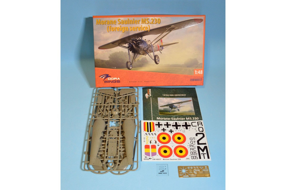 100 - Dora Wings - 48037 - Morane-Saulnier MS.230 - box contents