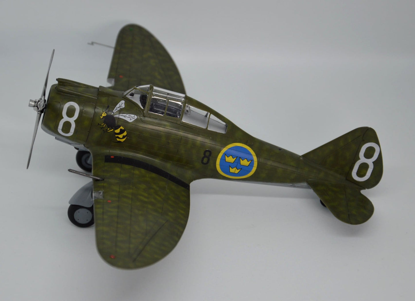 705 - Dora Wings - 48042 - Seversky J 9 - painted model
