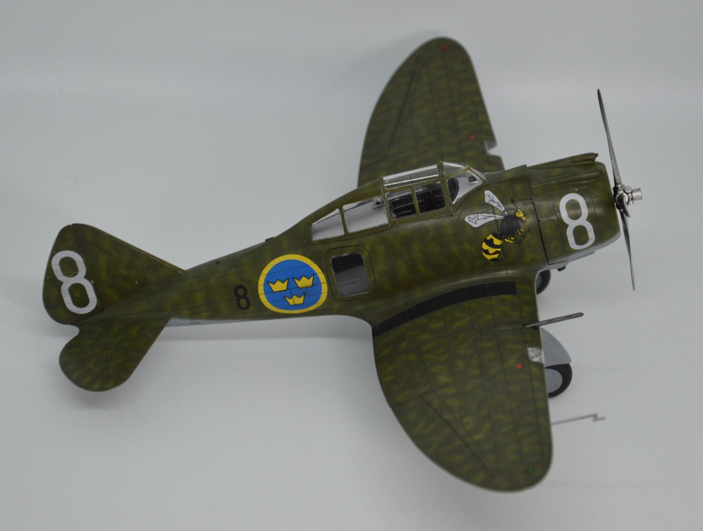 706 - Dora Wings - 48042 - Seversky J 9 - painted model