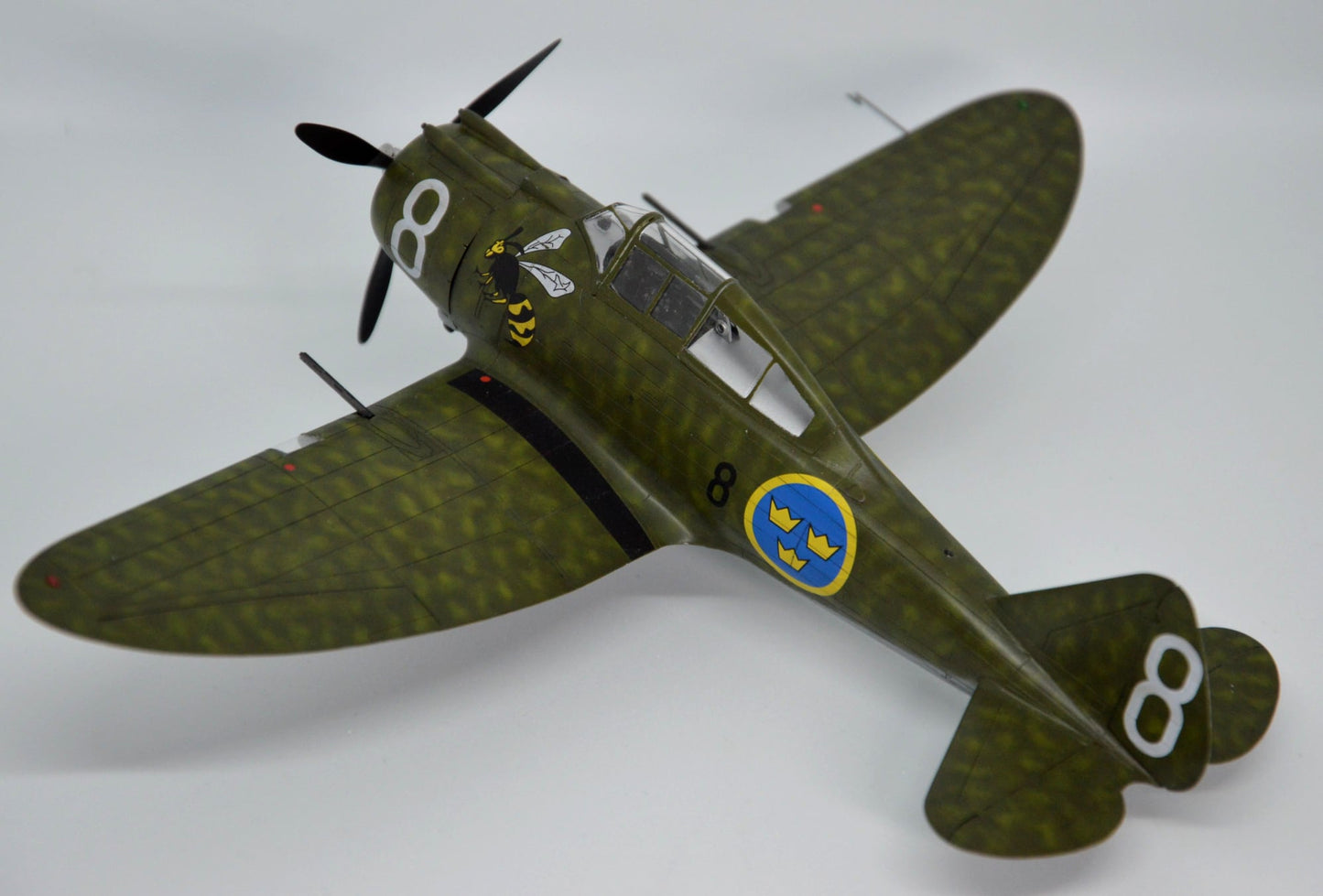 708 - Dora Wings - 48042 - Seversky J 9 - painted model