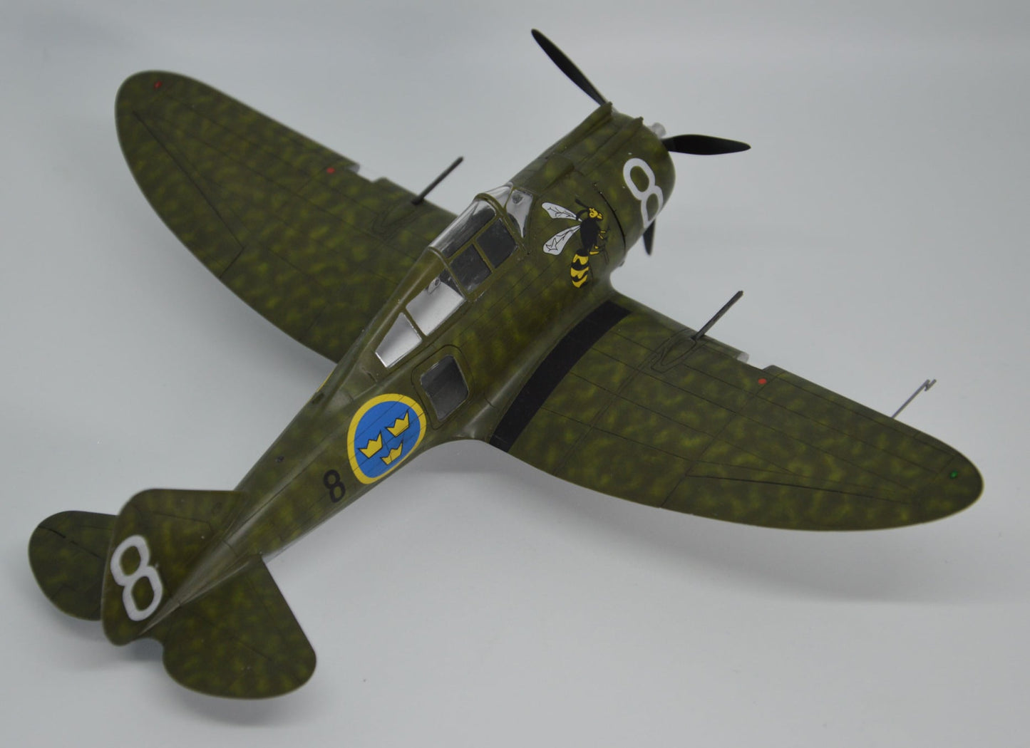 709 - Dora Wings - 48042 - Seversky J 9 - painted model