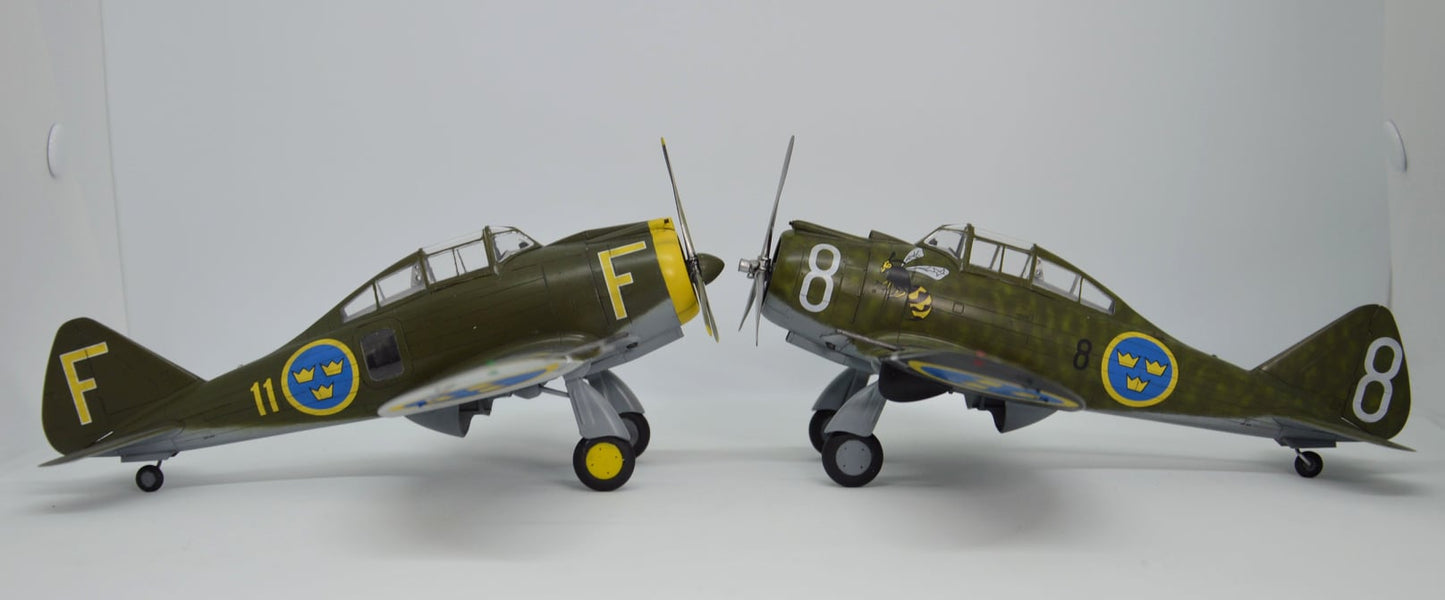 722 - Dora Wings - 48042 - Seversky J 9 - painted model