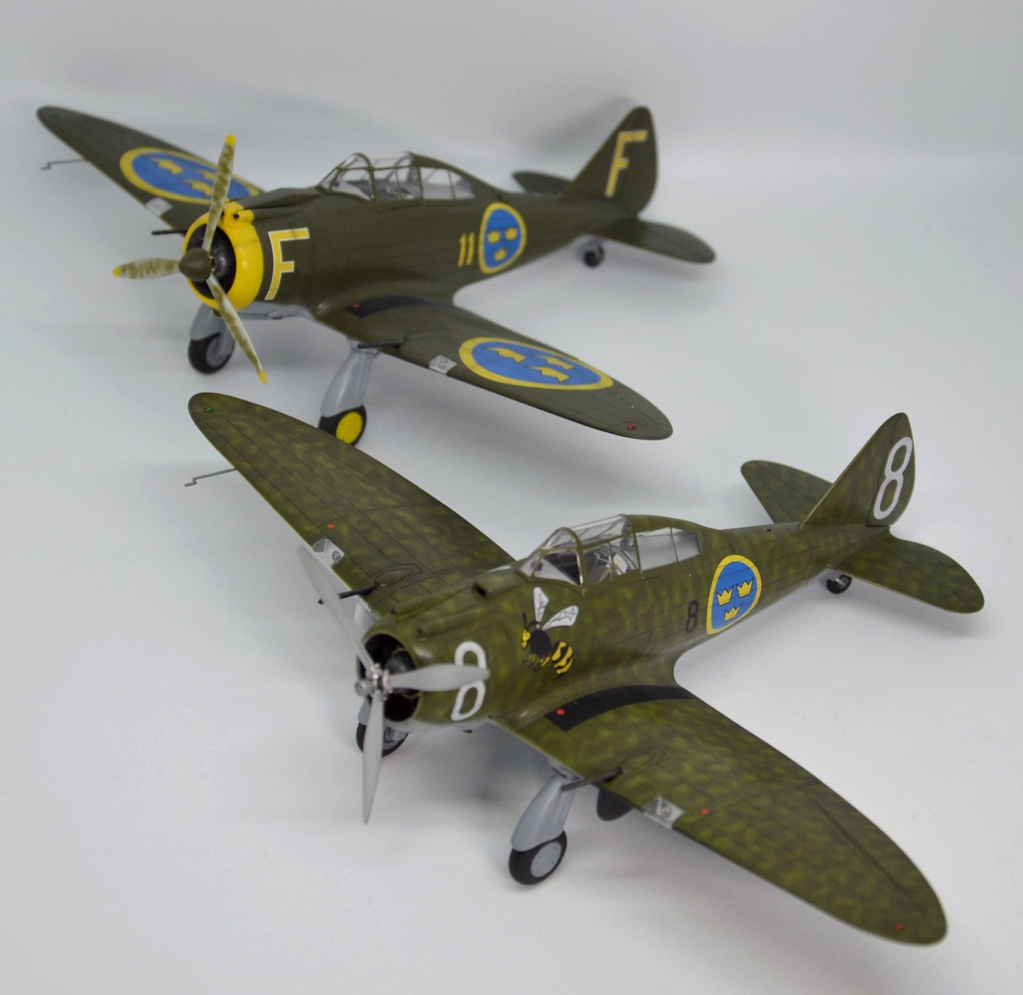 700 - Dora Wings - 48042 - Seversky J 9 - painted model