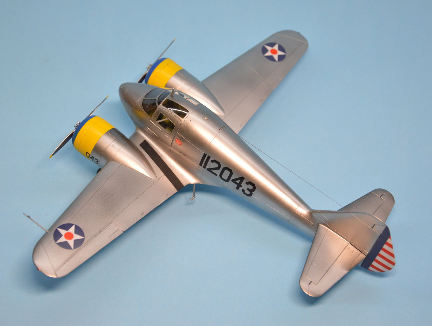704 - Dora Wings - 48043 - Curtiss-Wright AT-9 Jeep - painted model
