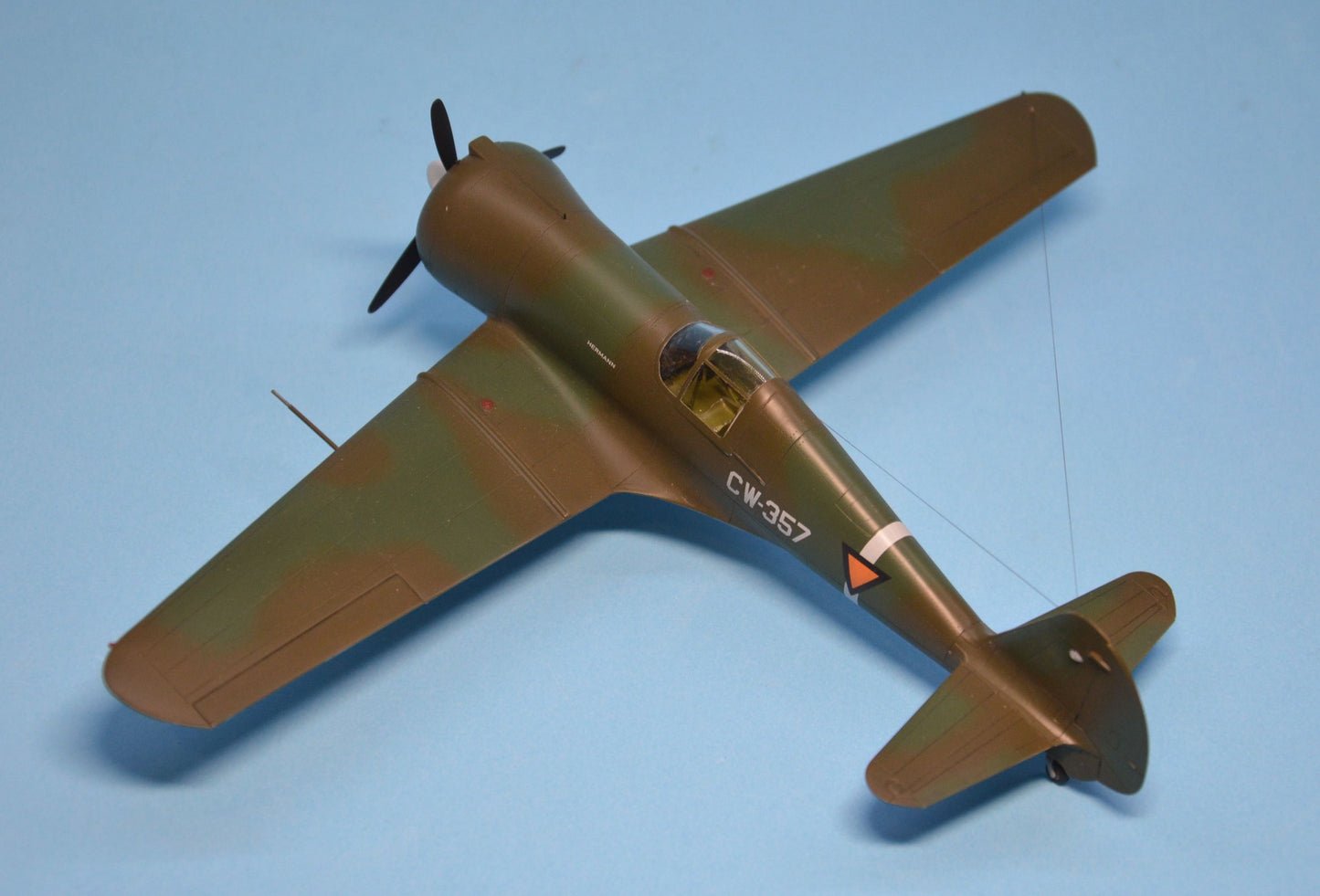 702 - Dora Wings - 48046 - Curtiss-Wright CW-21B - painted model
